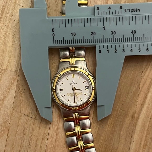 Bulova Ladies Watch White Dial Two Tone Bracelet Date Window 98U02 - Picture 13 of 13